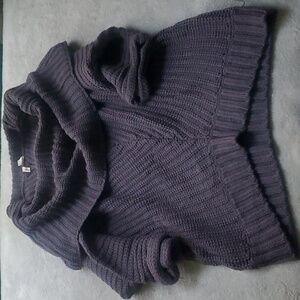 Moth Anthropologie Toca Oversized Cowl Neck Sweater